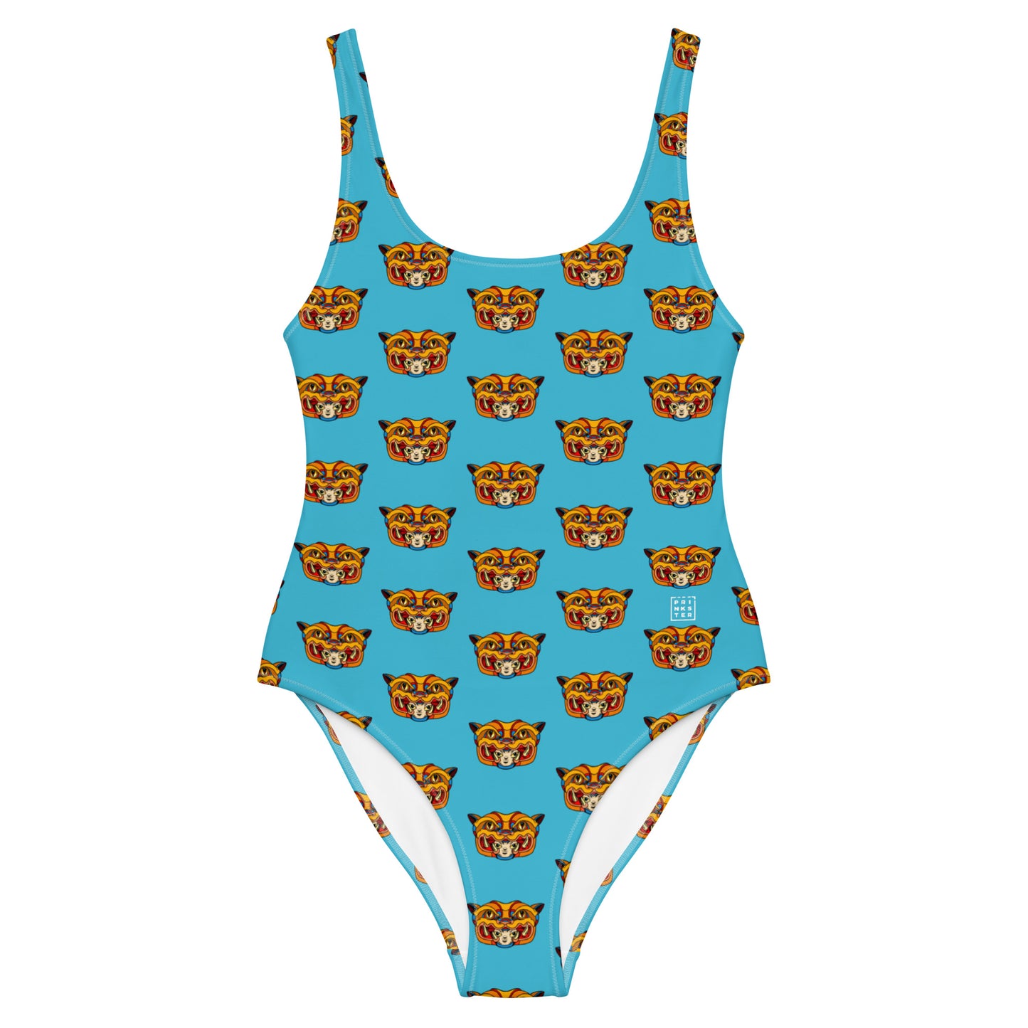 TRASHER x Prinkter One-Piece Swimsuit Blue