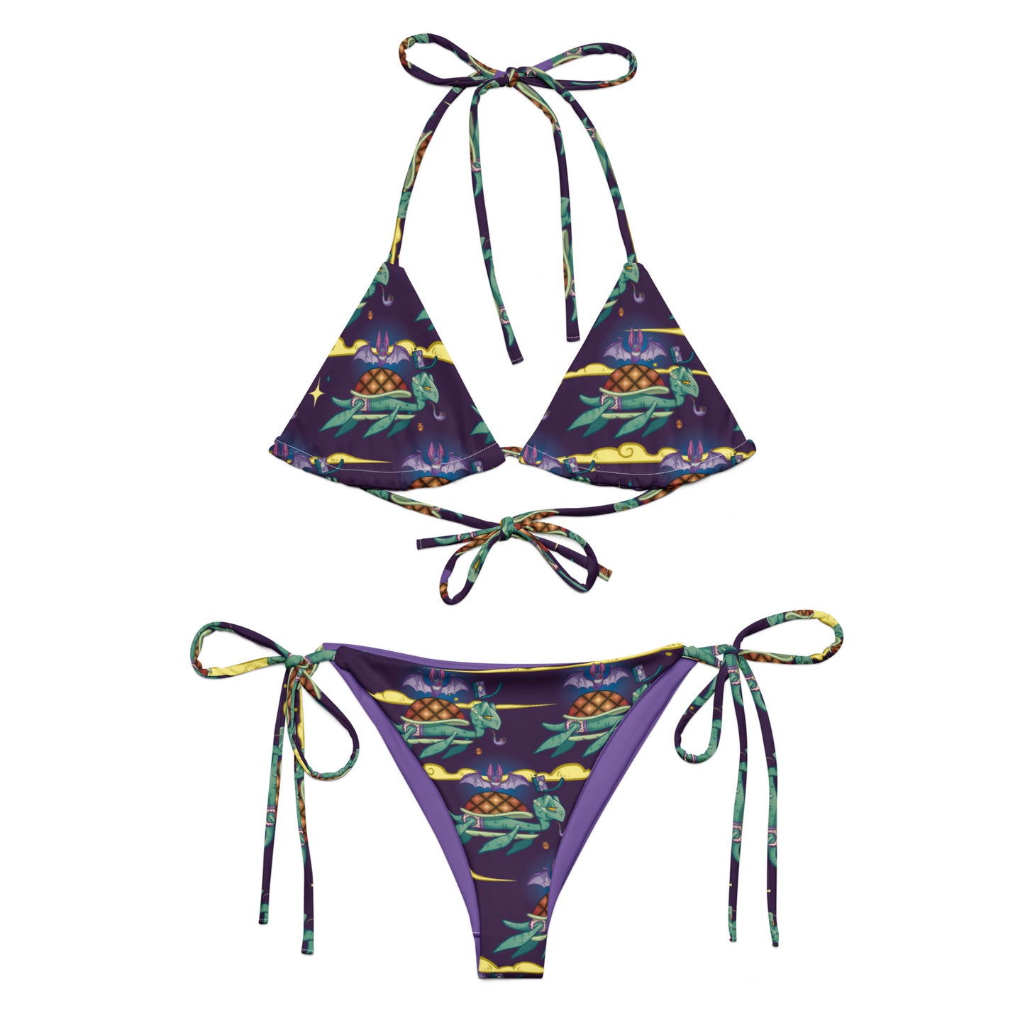 Kram x Prinkster Purple Bikini