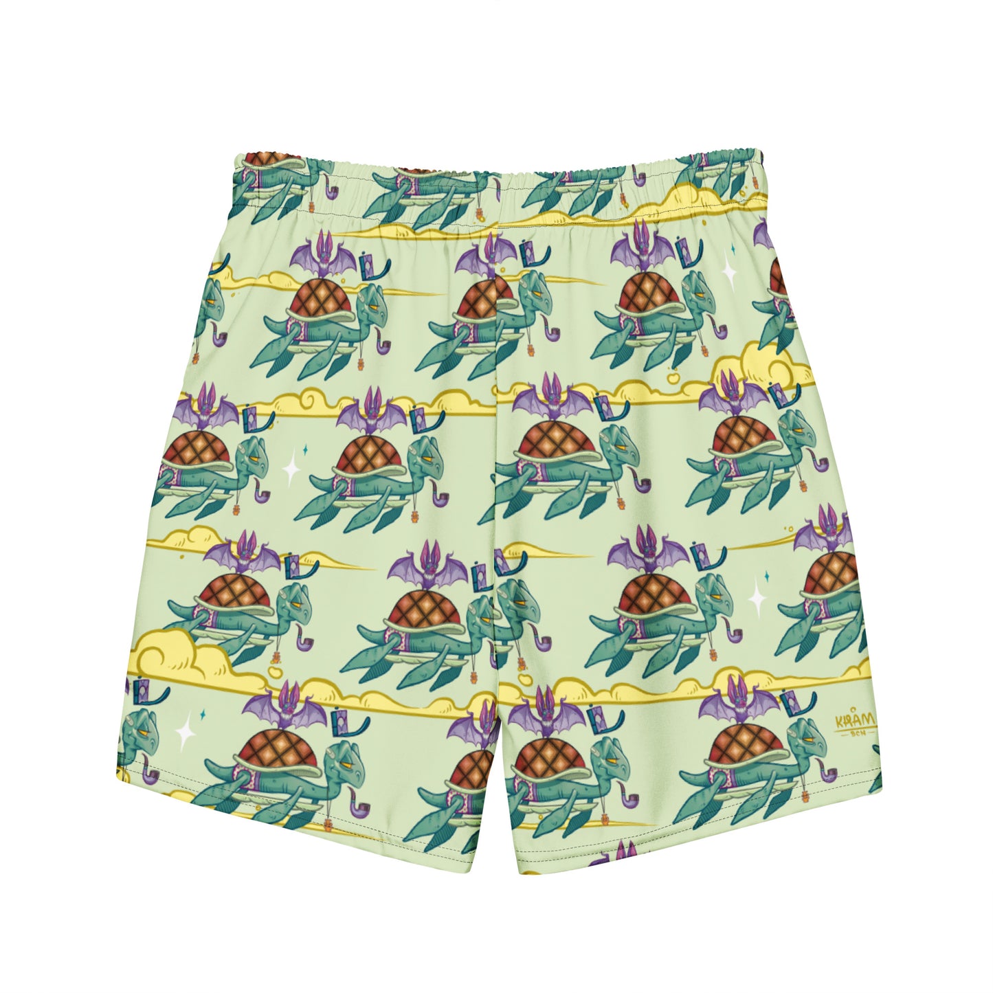 Kram x Prinkster Men's swim trunks Green