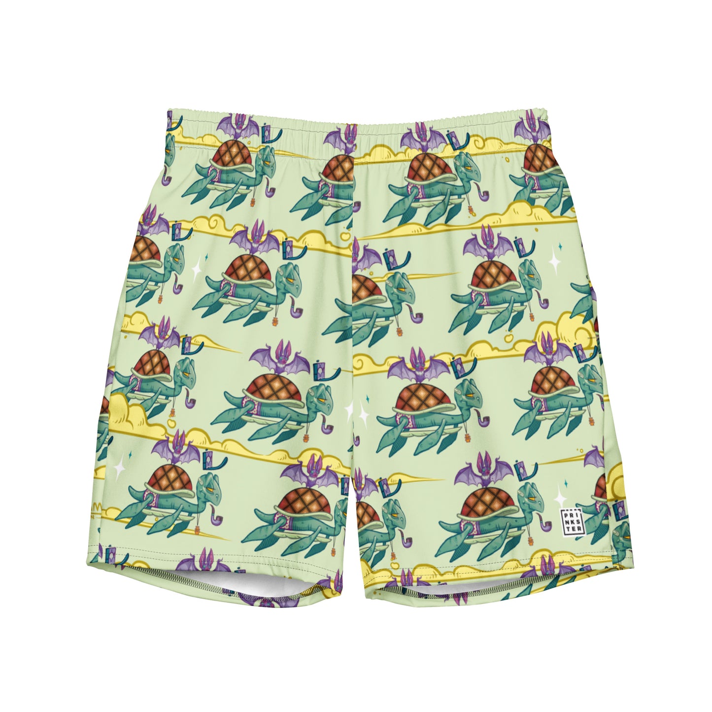 Kram x Prinkster Men's swim trunks Green