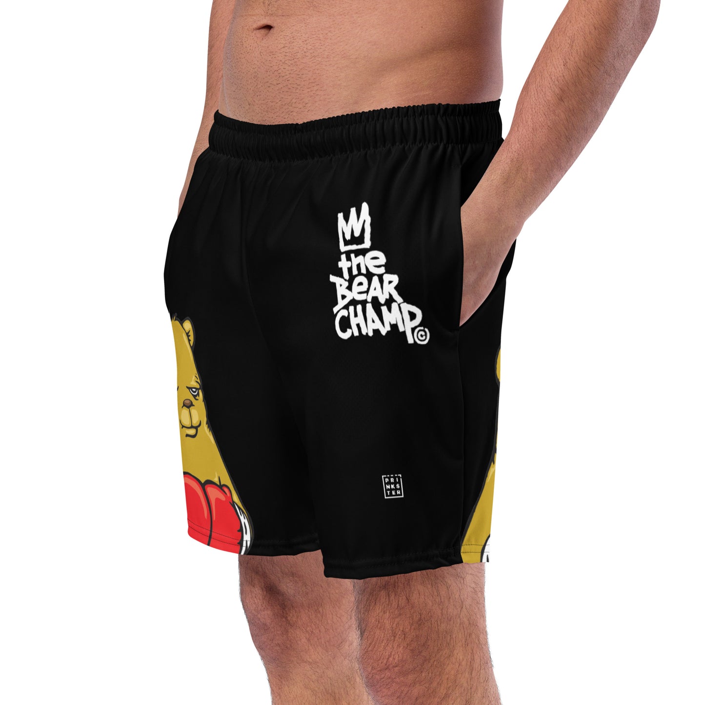 The Bear Champ Men's Eco swim trunks