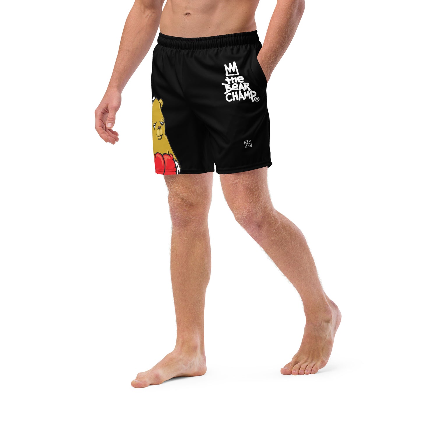 The Bear Champ Men's Eco swim trunks