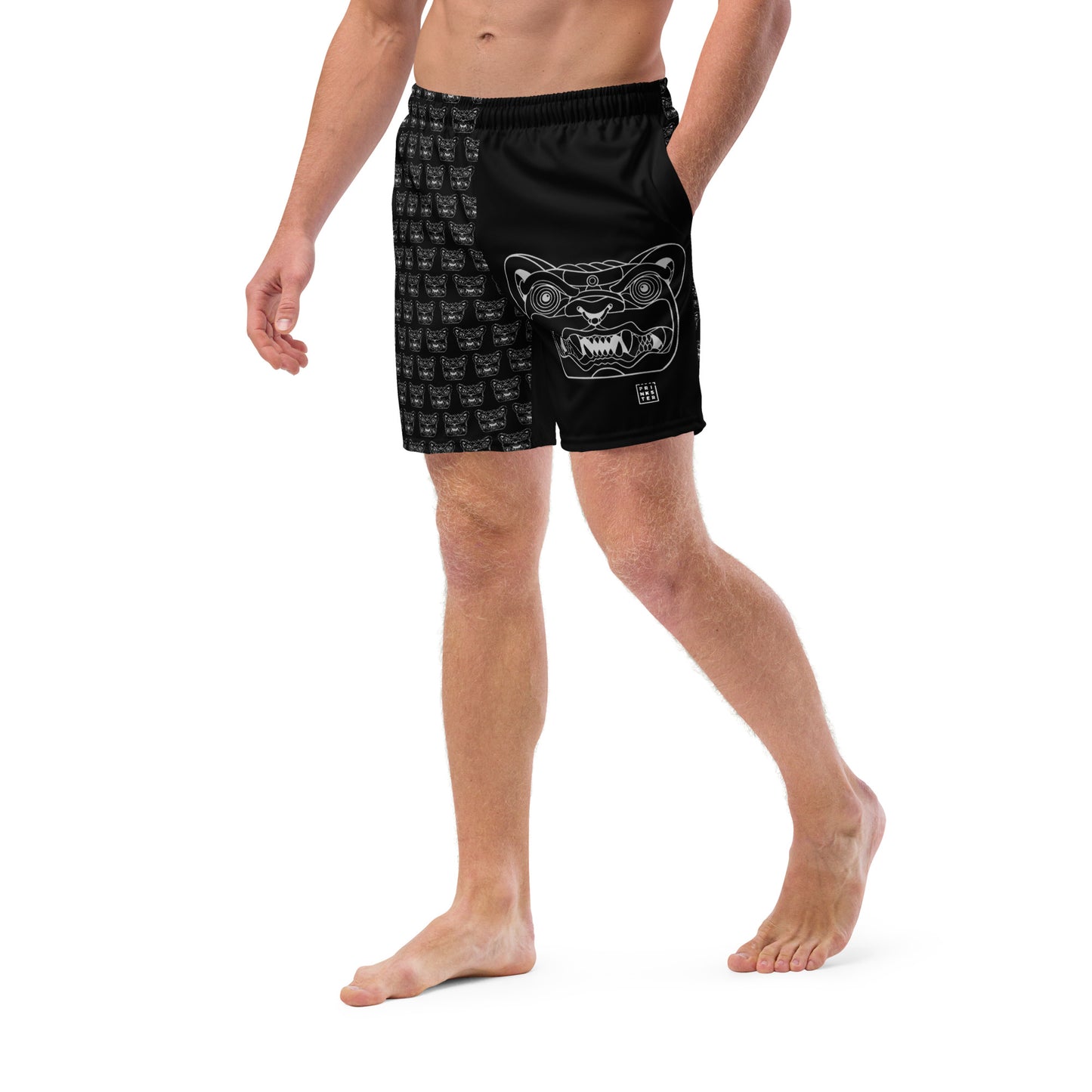Trasher X Prinkster Dark Panther Men's swim trunks