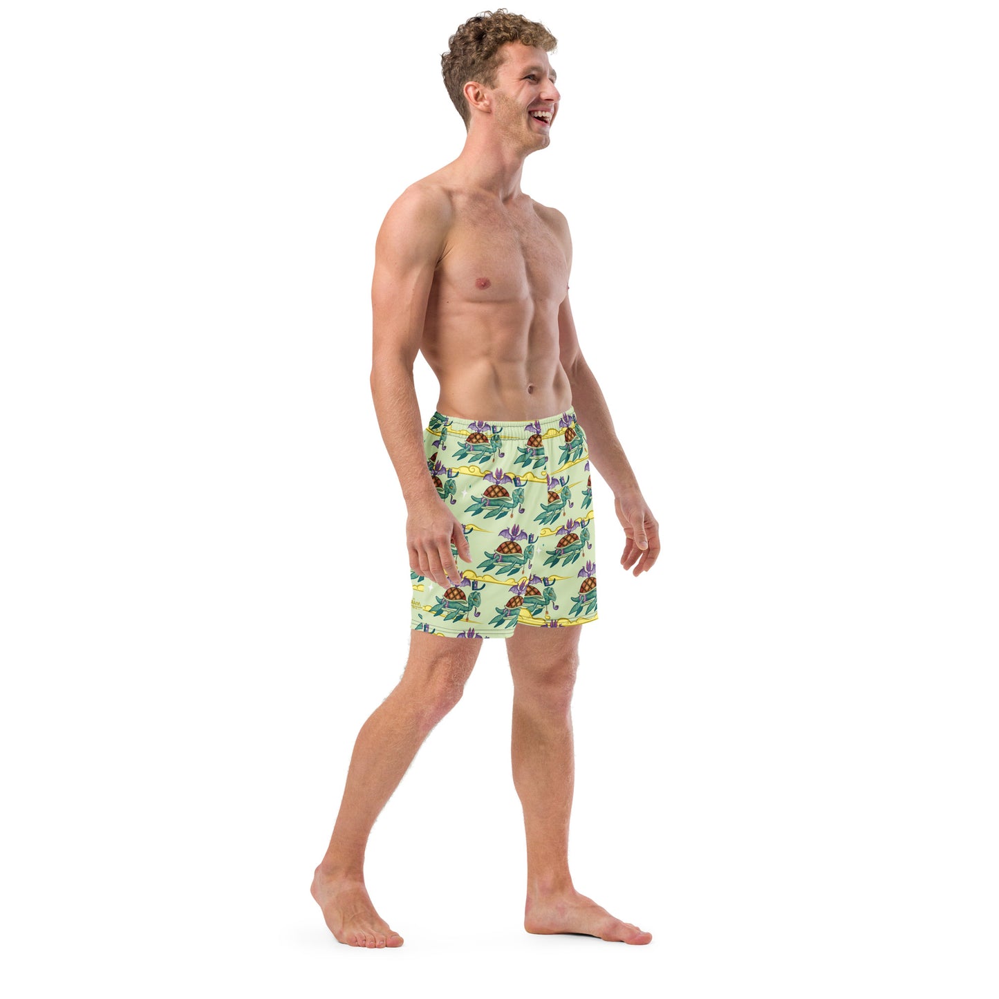 Kram x Prinkster Men's swim trunks Green