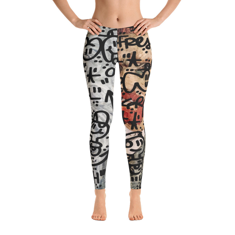 El xupet Negre Van Gogh Leggins