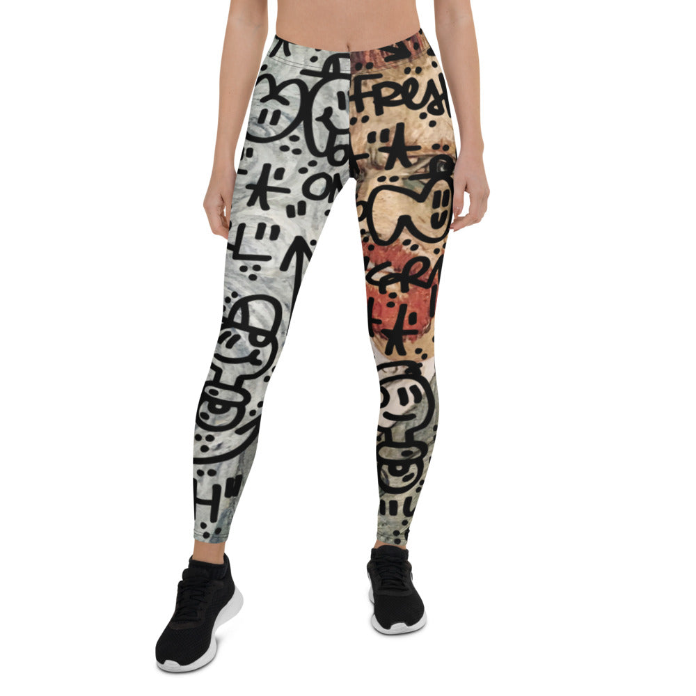 El xupet Negre Van Gogh Leggins