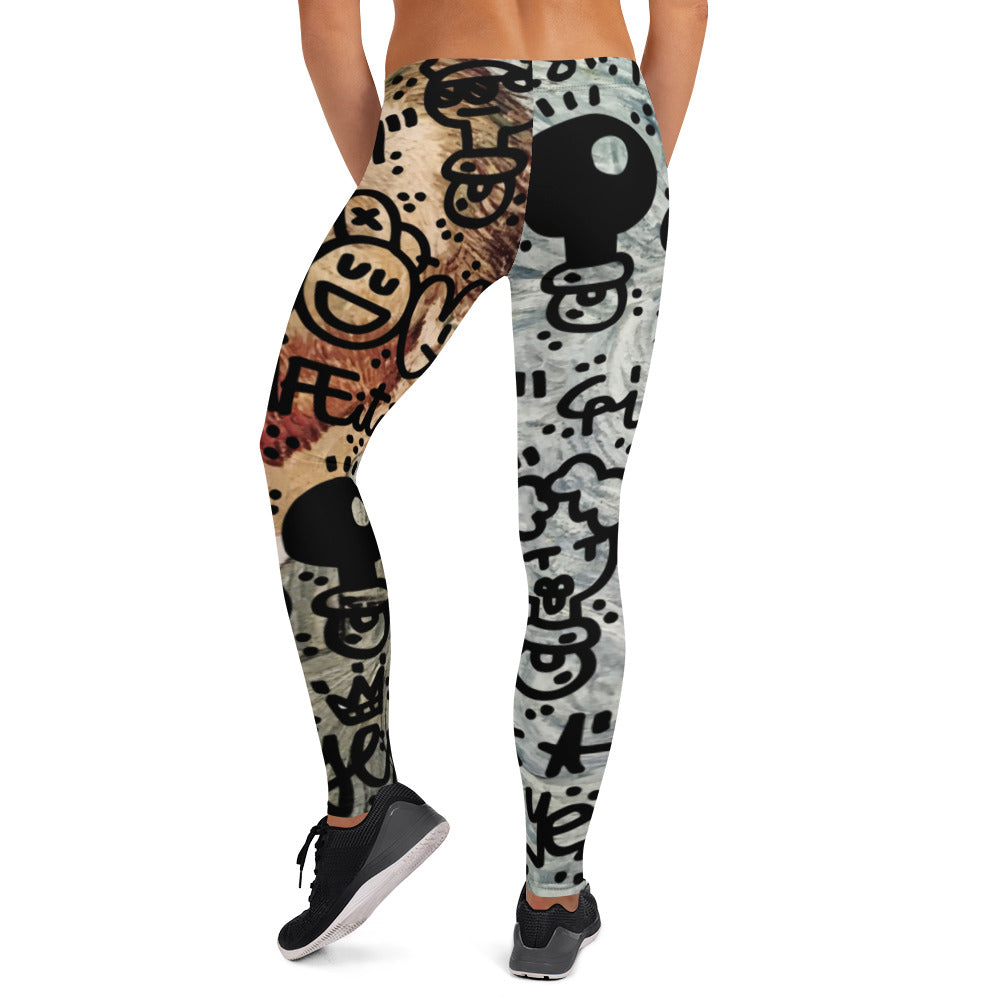 El xupet Negre Van Gogh Leggins