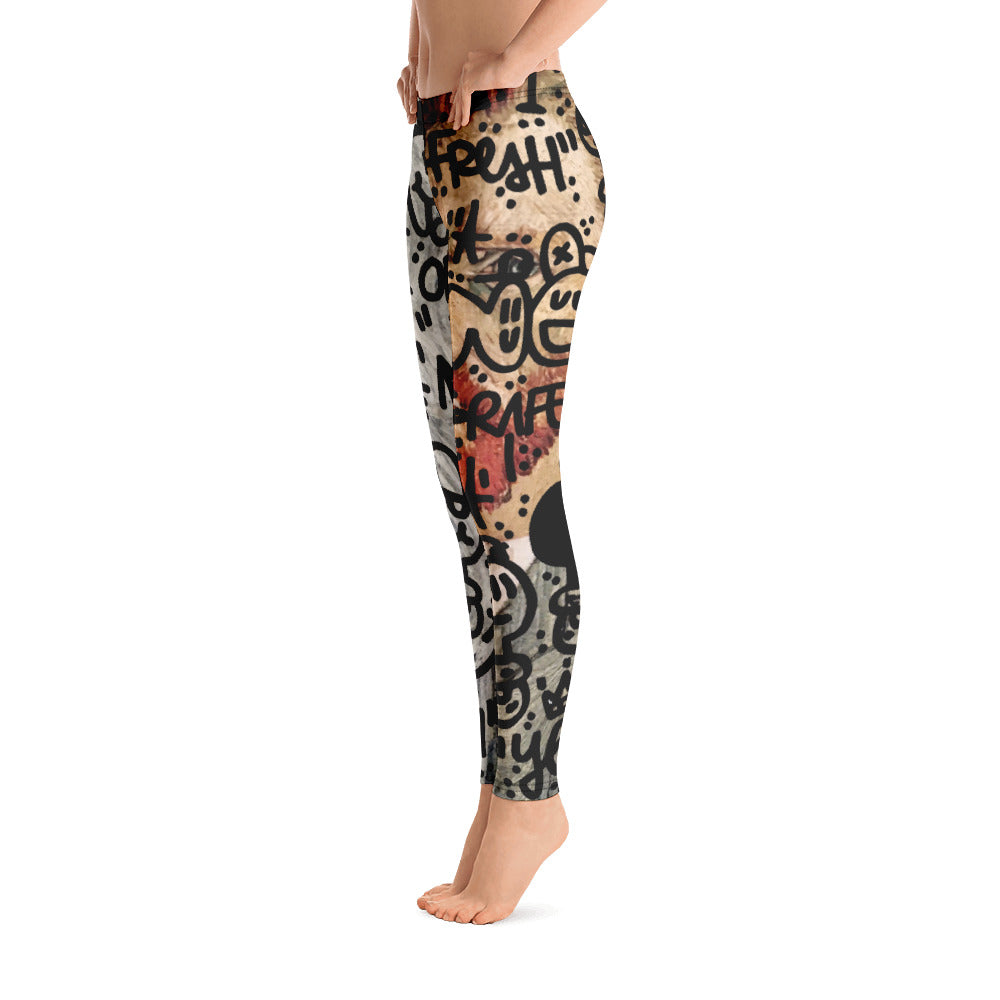 El xupet Negre Van Gogh Leggins