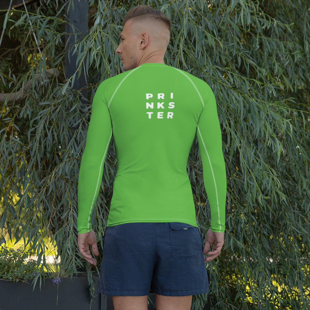 Prinkster Green Men's Rash Guard