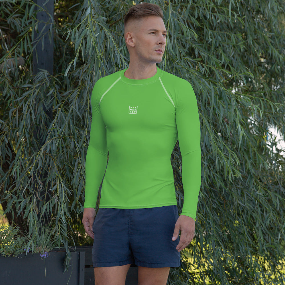 Prinkster Green Men's Rash Guard