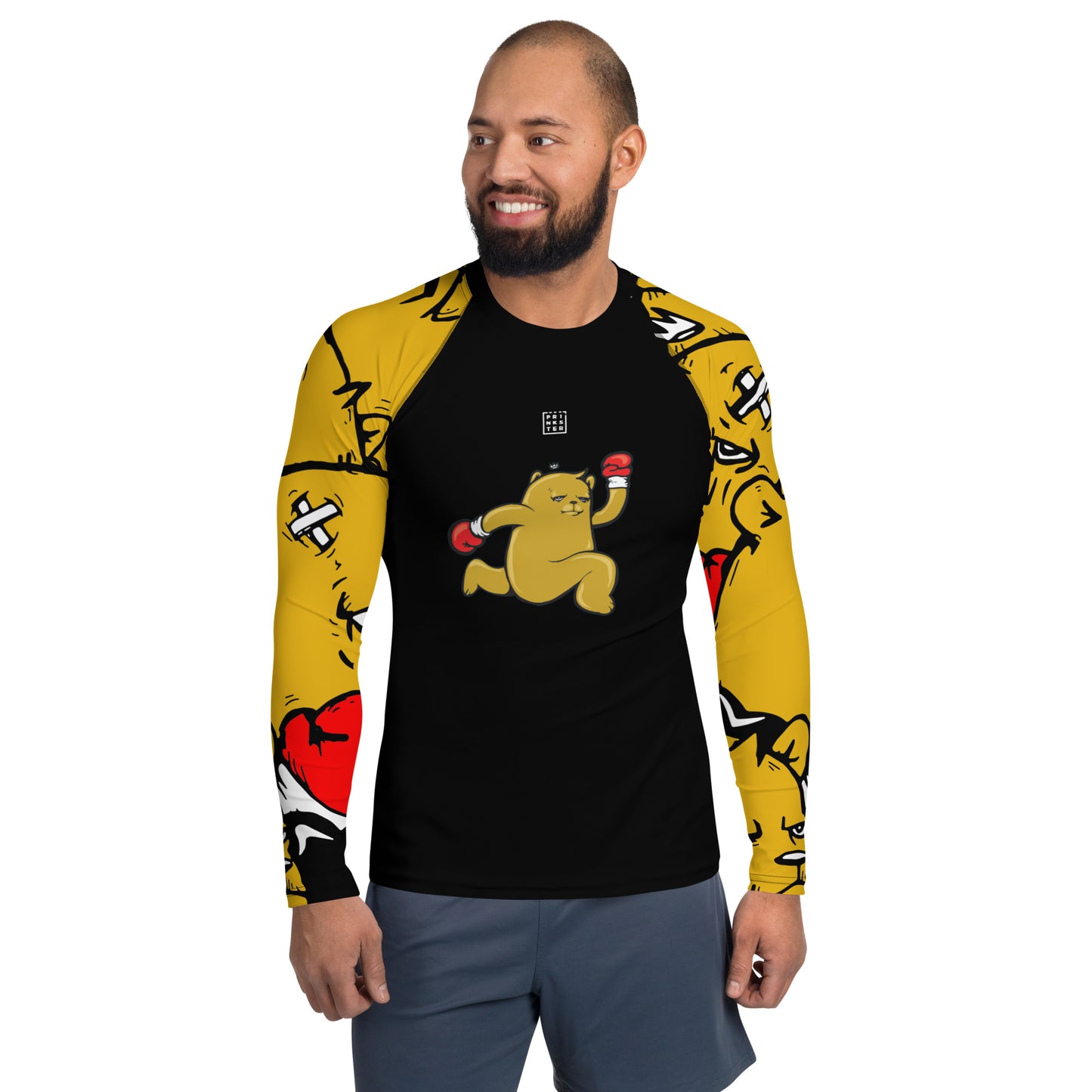 The Bear Champ Men's Rash Guard
