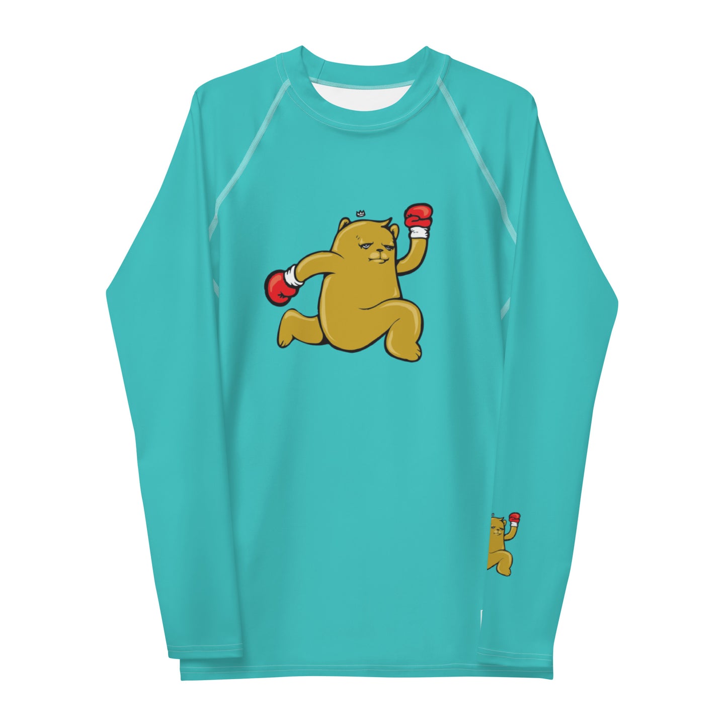 The Bear Champ Men's Rash Guard Blue