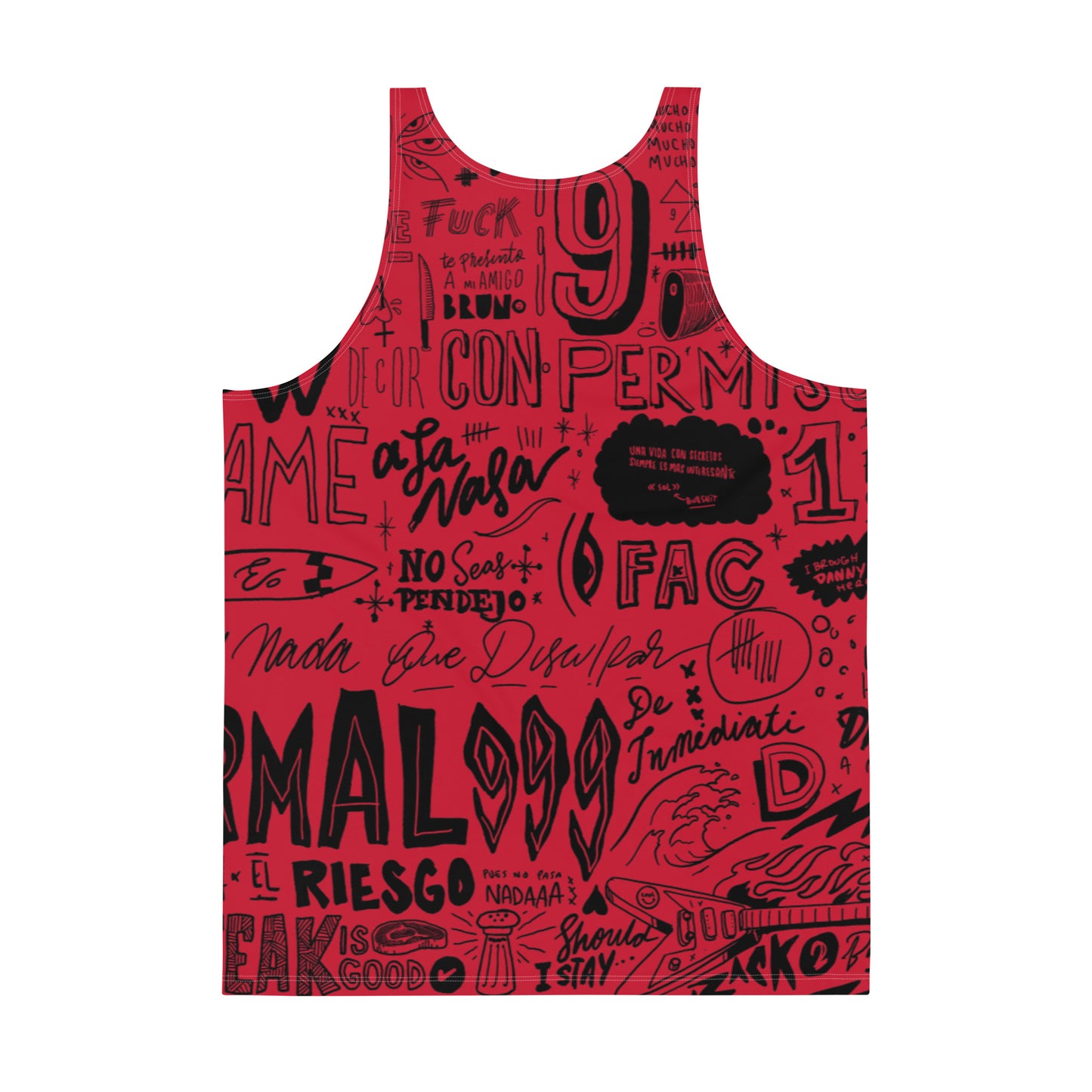 Prinkster Pol999 Red Tank Top