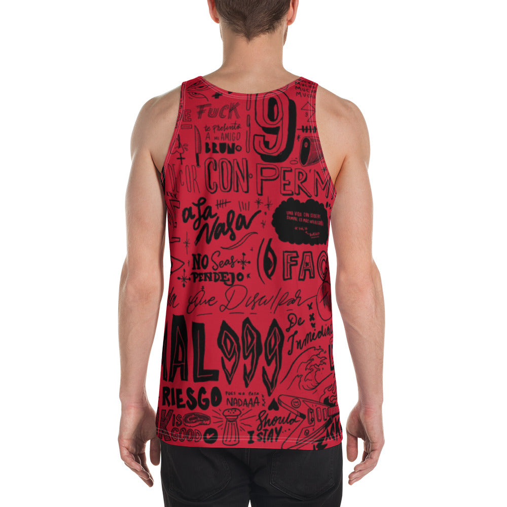 Prinkster Pol999 Red Tank Top