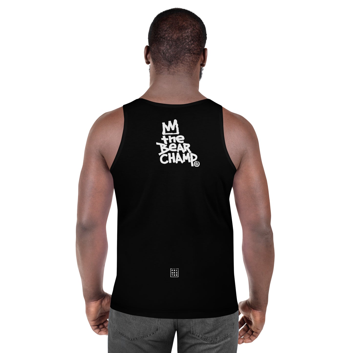 The Bear Champ Black Tank Top