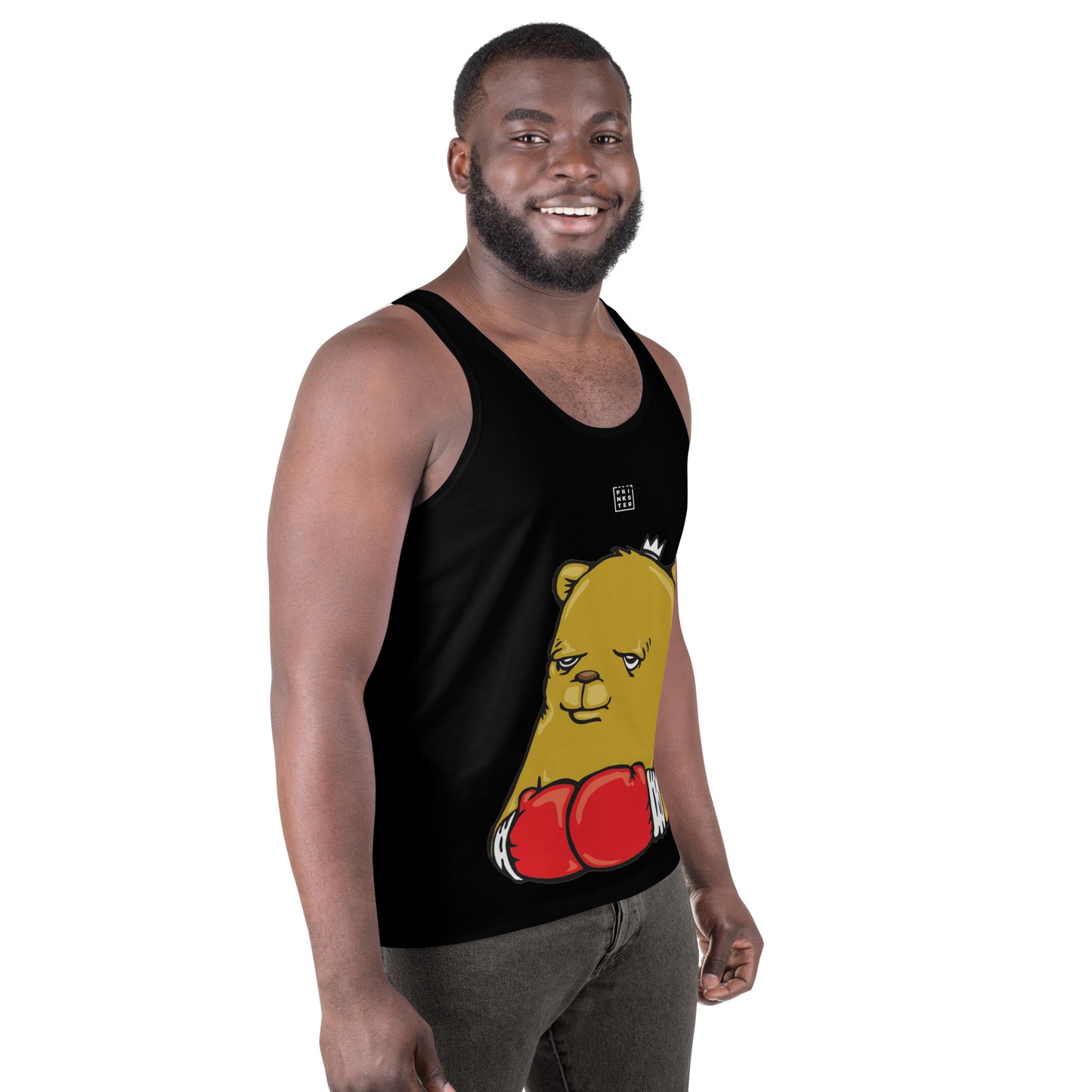 The Bear Champ Black Tank Top