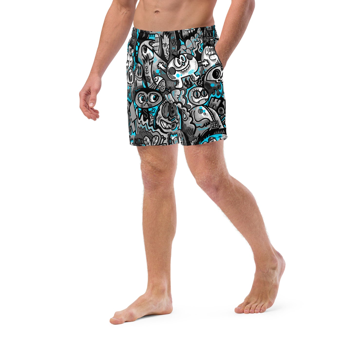 Wotto Men's Grey swim trunks