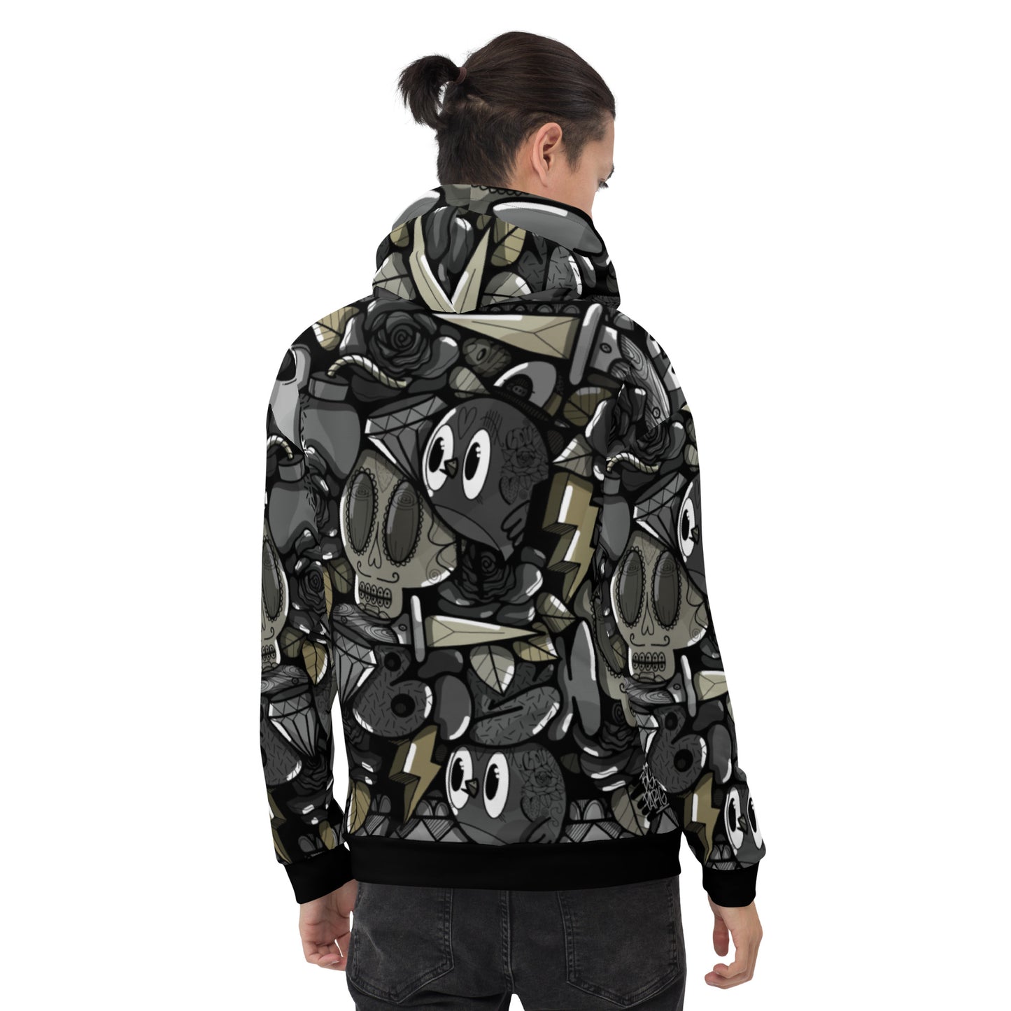 Bishopparigo Black bird Hoodie