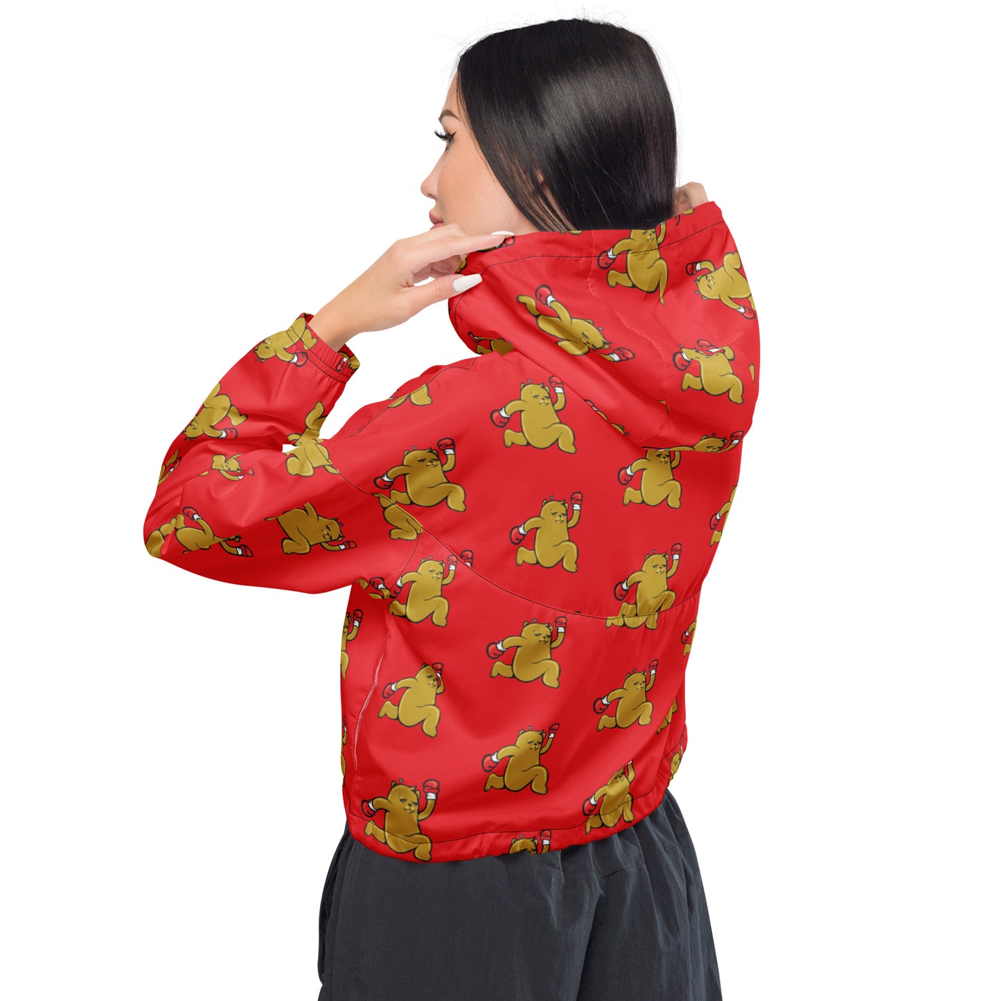 Bear Champ X Prinkster Women’s cropped windbreaker