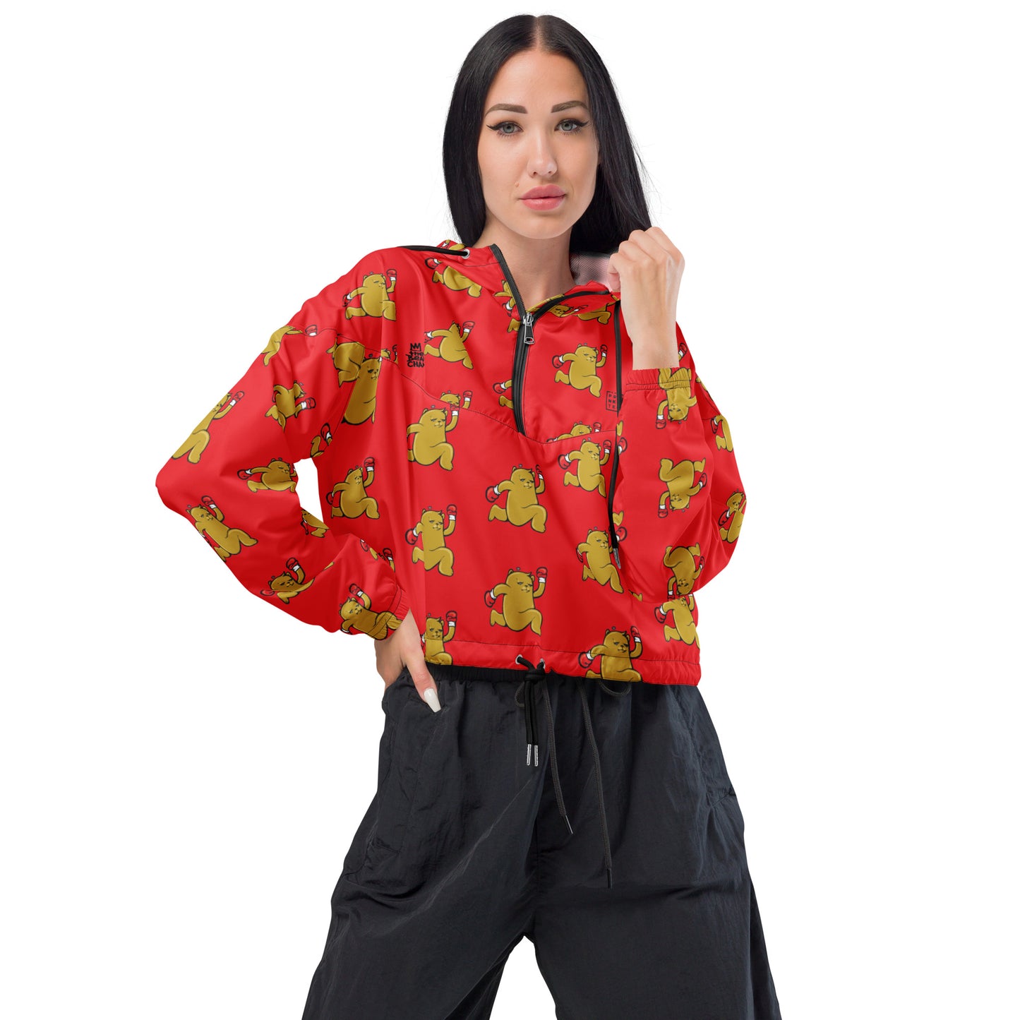 Bear Champ X Prinkster Women’s cropped windbreaker