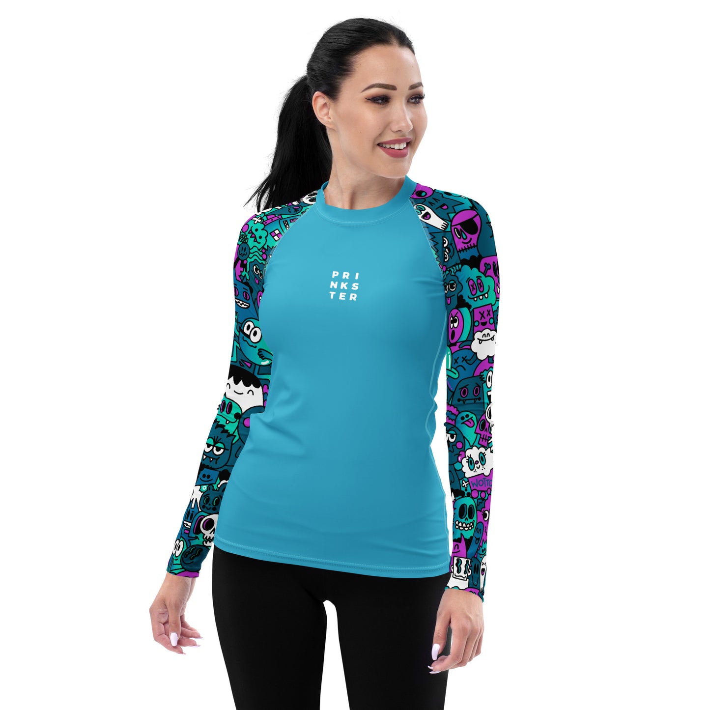 Wotto Women's Rash Guard Blue