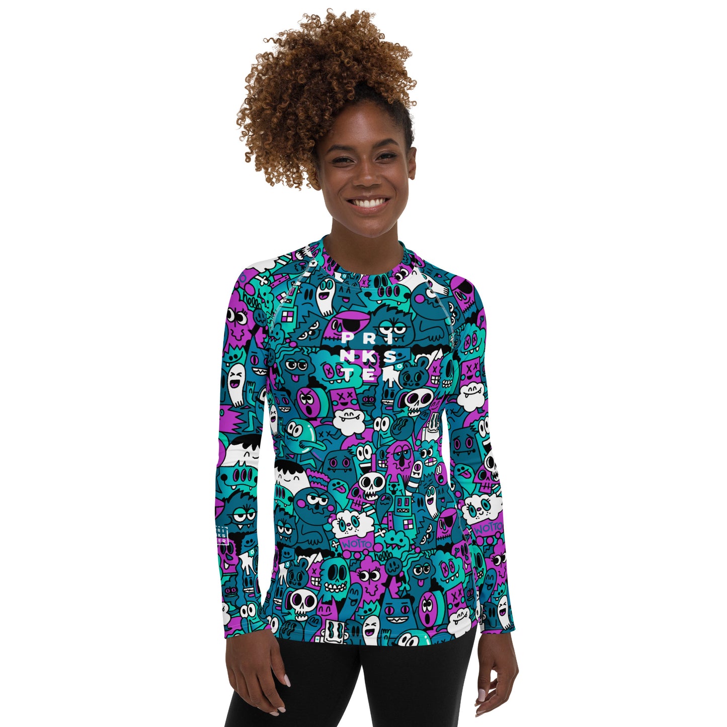 Wotto Women's Rash Guard Pink