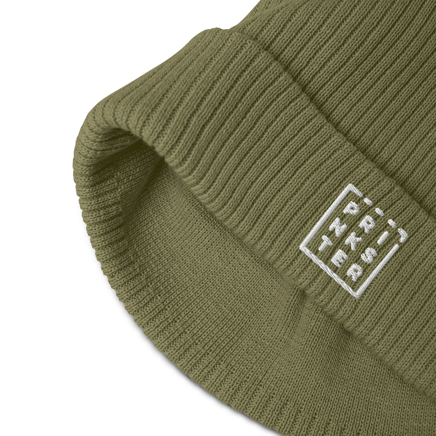 Prinkster Organic ribbed beanie