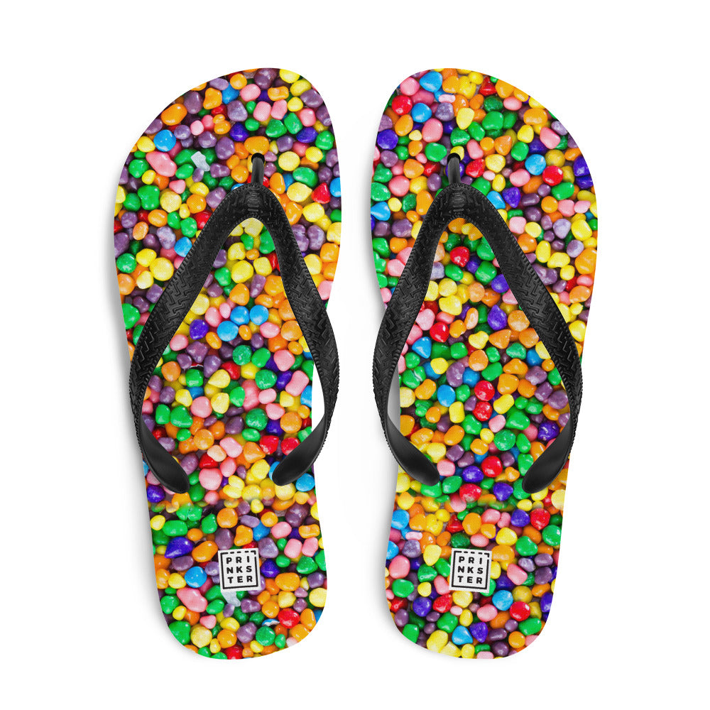 Jelly bean flip flops on sale