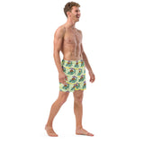 Kram x Prinkster  Men's swim trunks Green