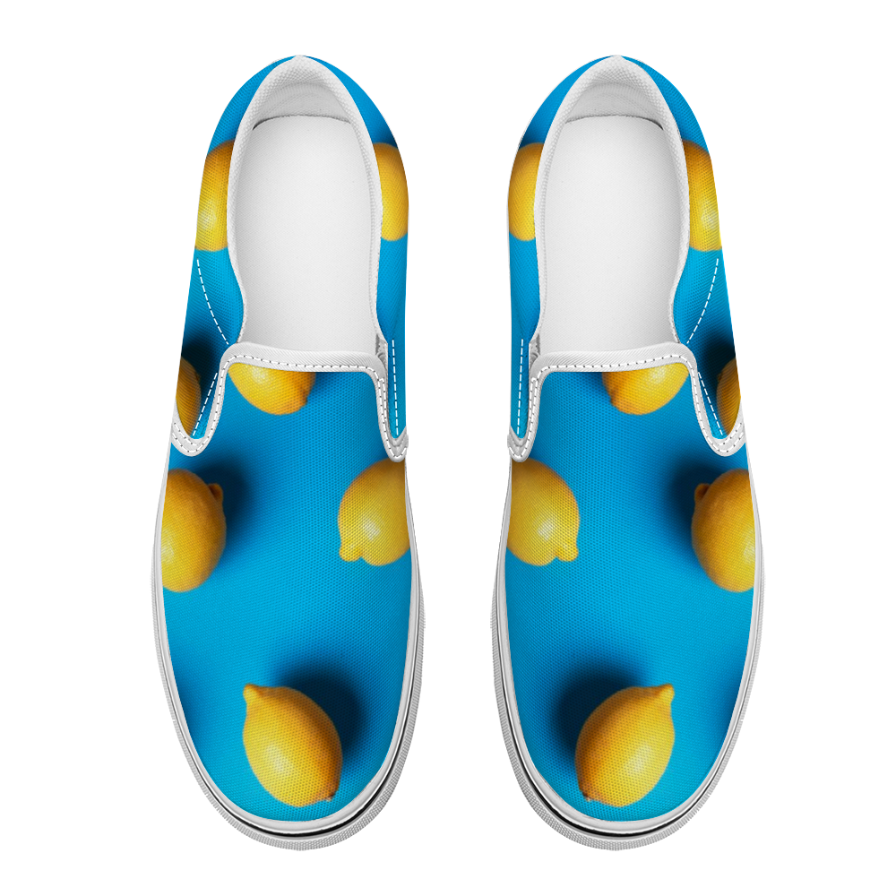 Slip-on Lemons  Canvas Shoes Unisex