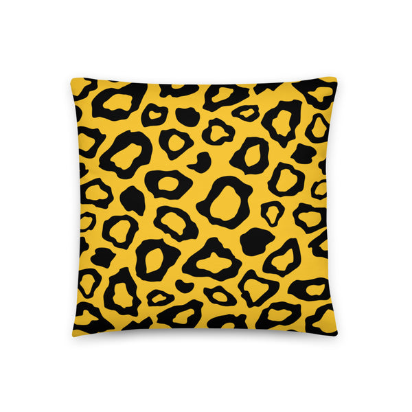 Animal Print Yelloww Pillow