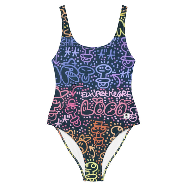 El Xupet Negre - Dark One-Piece Swimsuit