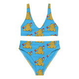 Bear Champ Recycled high-waisted bikini