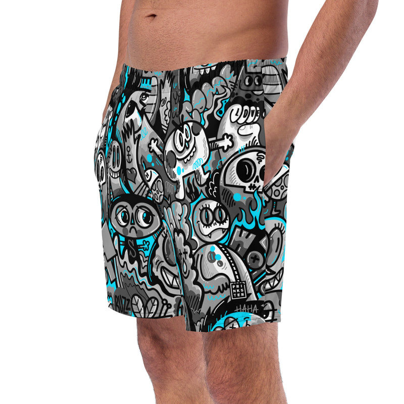 Wotto Men's Grey swim trunks