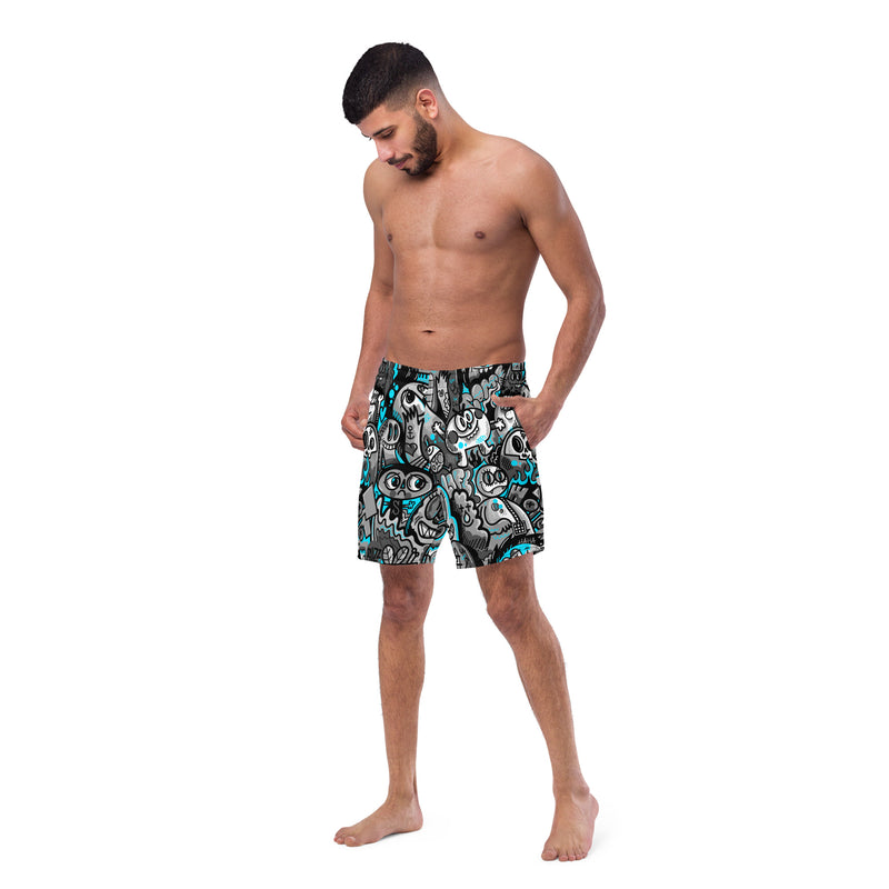 Wotto Men's Grey swim trunks