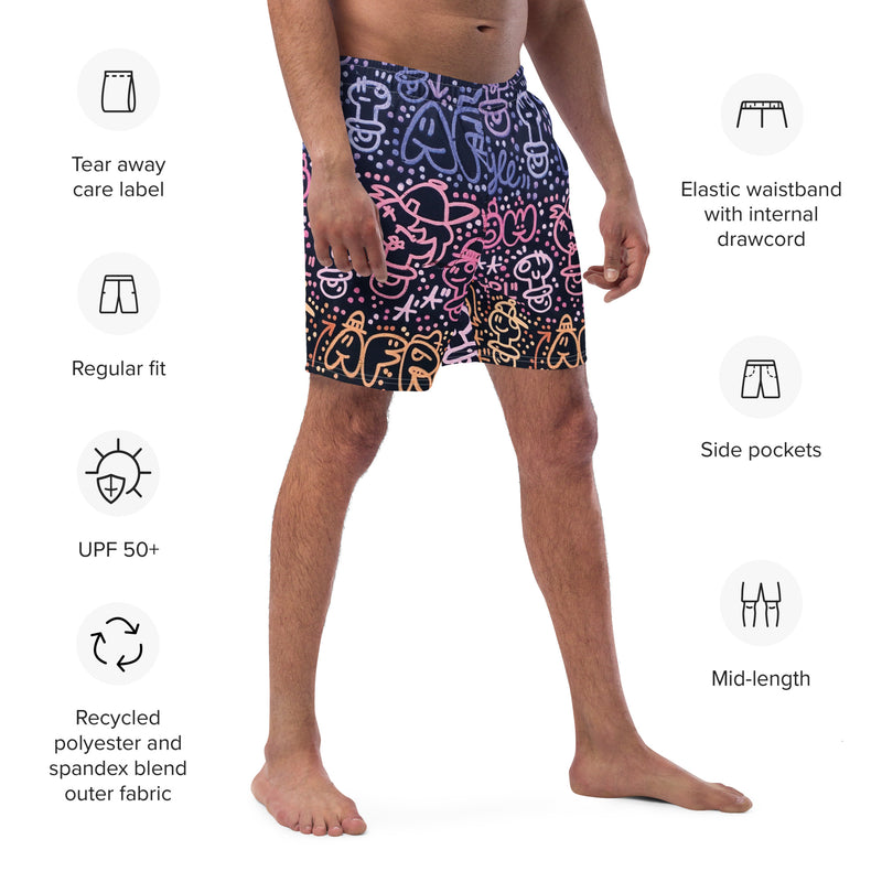 El Xupet Negre Men's Eco swim trunks