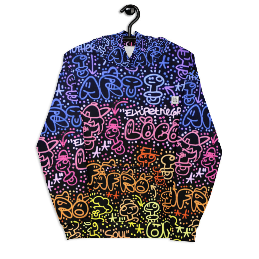 vuitton graffiti hoodie