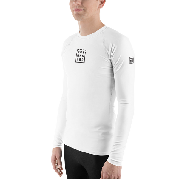 Prinkster White Men's Rash Guard